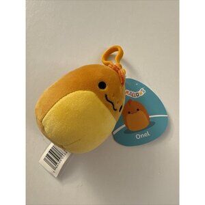 New Squishmallows Squishmallow Onel The Eel Bag Clip D37